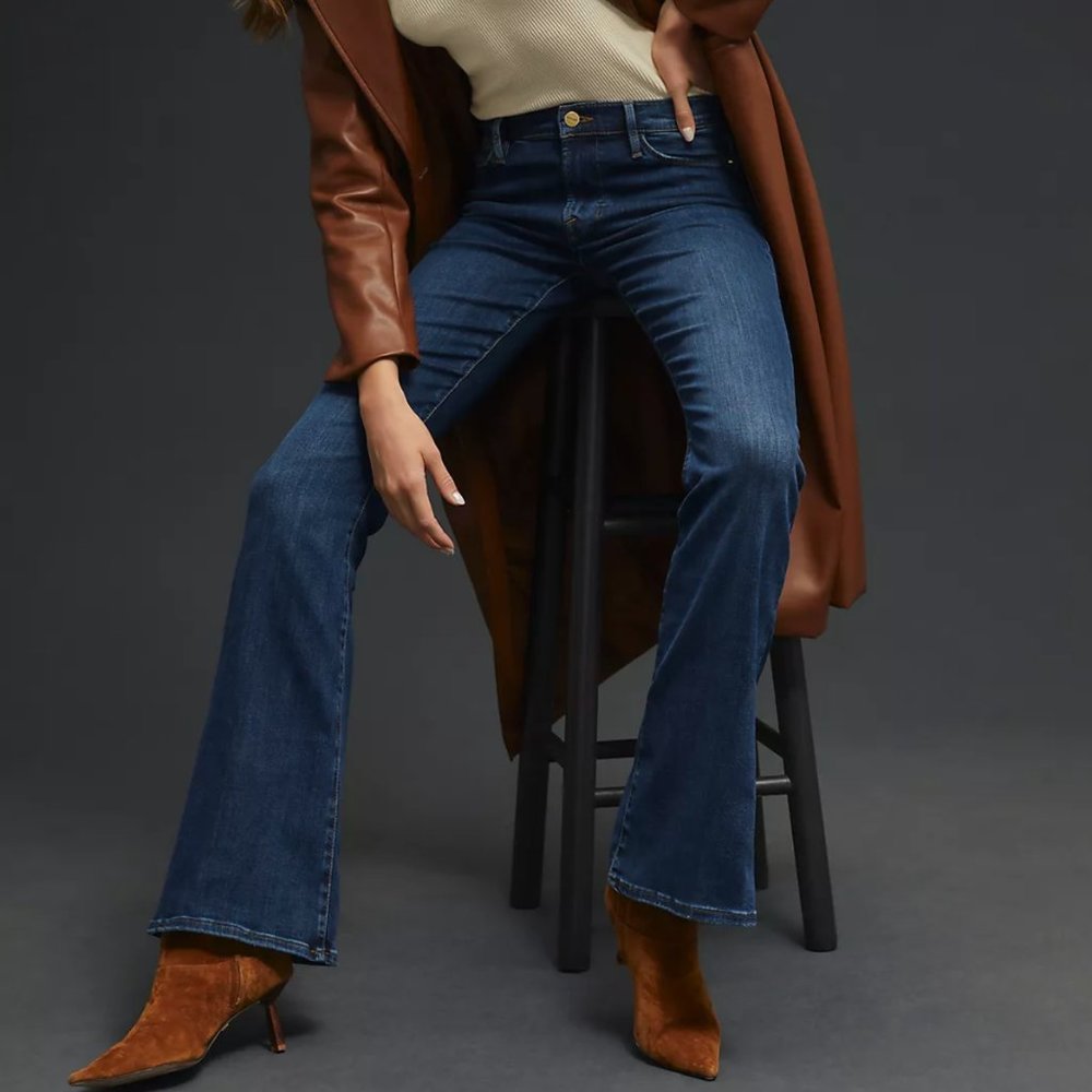 NWOT Anthropologie Frame Le High Flare Jeans